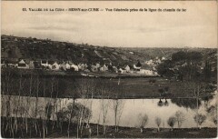 Bessy-sur-Cure Vue Generale prise de la Ligne du Chemin de Fer -
																					89270 Bessy-sur-Cure
																			