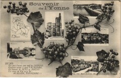 Souvenie de l'Yonne - Town Scenes - Map -
													89 Yonne
												