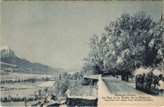 Embrun L'Hiver - Le Roc et la Vallee de la Durance à Embrun