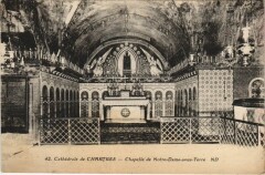 Chartres Cathedrale Chapelle N.-D. Sous Terre France à Chartres