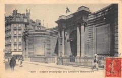 Paris IIIe Paris Entree Principale Des Archives Nationales à Paris 3e