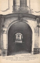 Paris IVe Paris Rue Des Lions Saint Paul -
																					75004 Paris 4e
																			