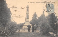 Parc Montsouris - Monument Flatters à Paris 14e