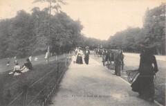 Carte postale ancienne Bois de Boulogne
                                                                     à Paris
                                