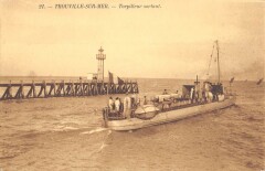 Trouville Sur Mer Torpilleur Sortant à Trouville-sur-Mer
