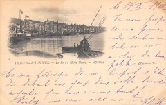 Trouville Sur Mer Le Port A Maree Haute à Trouville-sur-Mer