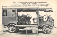 Camion Atelier Automobile Destine A L'Aviation Militaire Construit Crochat