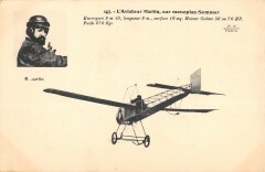 Aviation L'Aviateur Martin Sur Monoplan Sommer