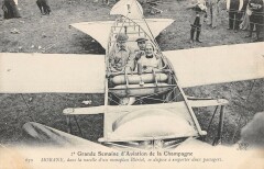 Aviation 2e Grande Semaine D'Aviation De La Champagne Morane Dans La Nacelle