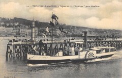 Trouville Sur Mer Depart De L'antilope pour Honfeur à Trouville-sur-Mer