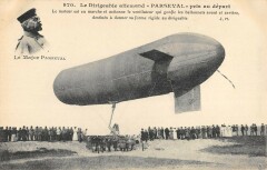 Aviation Le Dirigeable Allemand Parseval Pris Au Depart -
													France
												