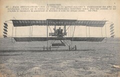 Aviation L'Aviation Biplan Bromlowski Pilote Par Champel