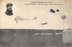Aviation Grande Semaine D'Aviation Emile Dubonnet Sur Monoplan Tellier