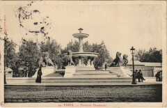 Carte postale ancienne Fontaine Daumesnil
                                                                     à Paris 12e
                                