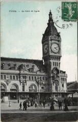 Carte postale ancienne Paris - La Gare du Lyon
                                                                     à Paris 12e
                                