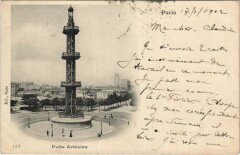 Carte postale ancienne Puits Artésien
                                                                     à Paris 15e
                                