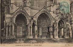Chartres Cathedrale Portail Nord France à Chartres