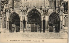 Chartres Cathedrale Portail Sud France à Chartres