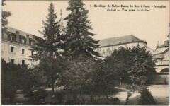 Issoudun Vue prise du cloitre France à Issoudun