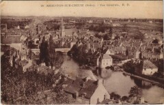 Argenton s Creuse Vue Generale France -
													36 Indre
												