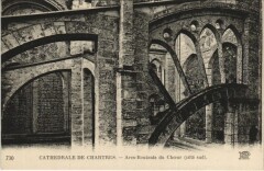 Chartres Cathedrale - Arcs-Boutants du Choeur - Cote Sud à Chartres