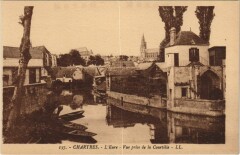 Chartres L'Eure - Vue prise de la Courtille à Chartres
