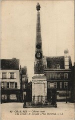 Chartres Colonne Elevee a la Memoire de Marceau à Chartres