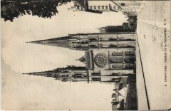 Chartres Facade de la Cathedrale à Chartres