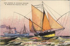 Chalutier a Vapeur et Thonier Ships