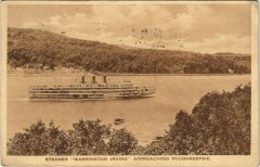 Steamer Washington Irving Approaching Poughkeepsie Ships