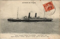 Chales Roux - Cie. Generale Transatlantique Ships