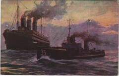 Deutsches Torpedoboot Kapert Russischen Hilfskreuzer Ships