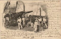 Tir au Canon d'une Piece de 27 cm Ships