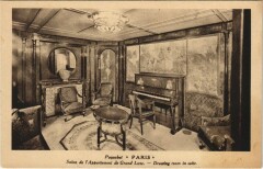 Paquebot Paris - Salon de l'Appartement de Grand Luxe Ships