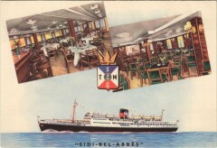 Paquebot Sidi-Bel-Abbes - View - Interior Scenes Ships