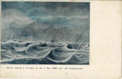 Stoute Redding te Ymuiden op den 7 Dec. 1895 Ships