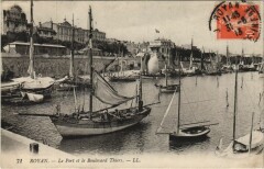 Royan - Le Port et le Boulevard Thiers Ships
