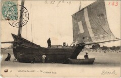 Berck-Plage - Bsailing Vessel - A Maree Basse Ships -
													France
												