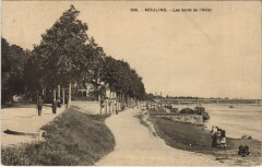 Moulins Les bords de l'Allier à Moulins