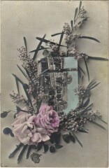 Vichy Building Scene with Flowers à Vichy