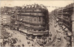 Marseille - La rue de la republic à Marseille