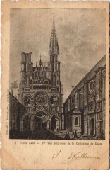 Carte postale ancienne Laon Vue exterieire
                                                                     à Laon
                                