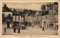 Chateau-Thierry La poste et rue -
													02 Aisne
												