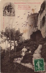 Coucy-le-Chateau Le chemin de ronde