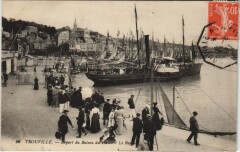 Trouville Depart du Bateau du Havre