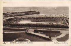Trouville La Plage et les Jetees