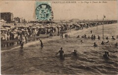 Trouville La Plage a l'Heure des Bains