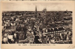 Caen Panorama pris de Saint-Pierre