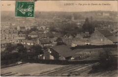 Lisieux Vue prise du Chemin du Cimetiere à Lisieux