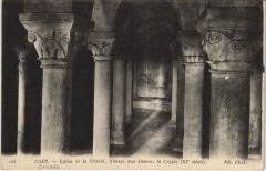 Caen Eglise de la Trinite - Abbaye aux Dames - La Crypte